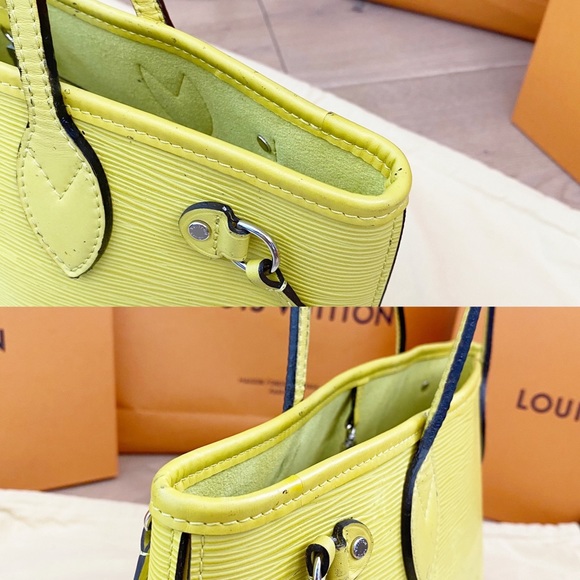 💛SINCHED💛 Louis Vuitton Yellow Epi Neverfull PM! - Picture 9 of 10